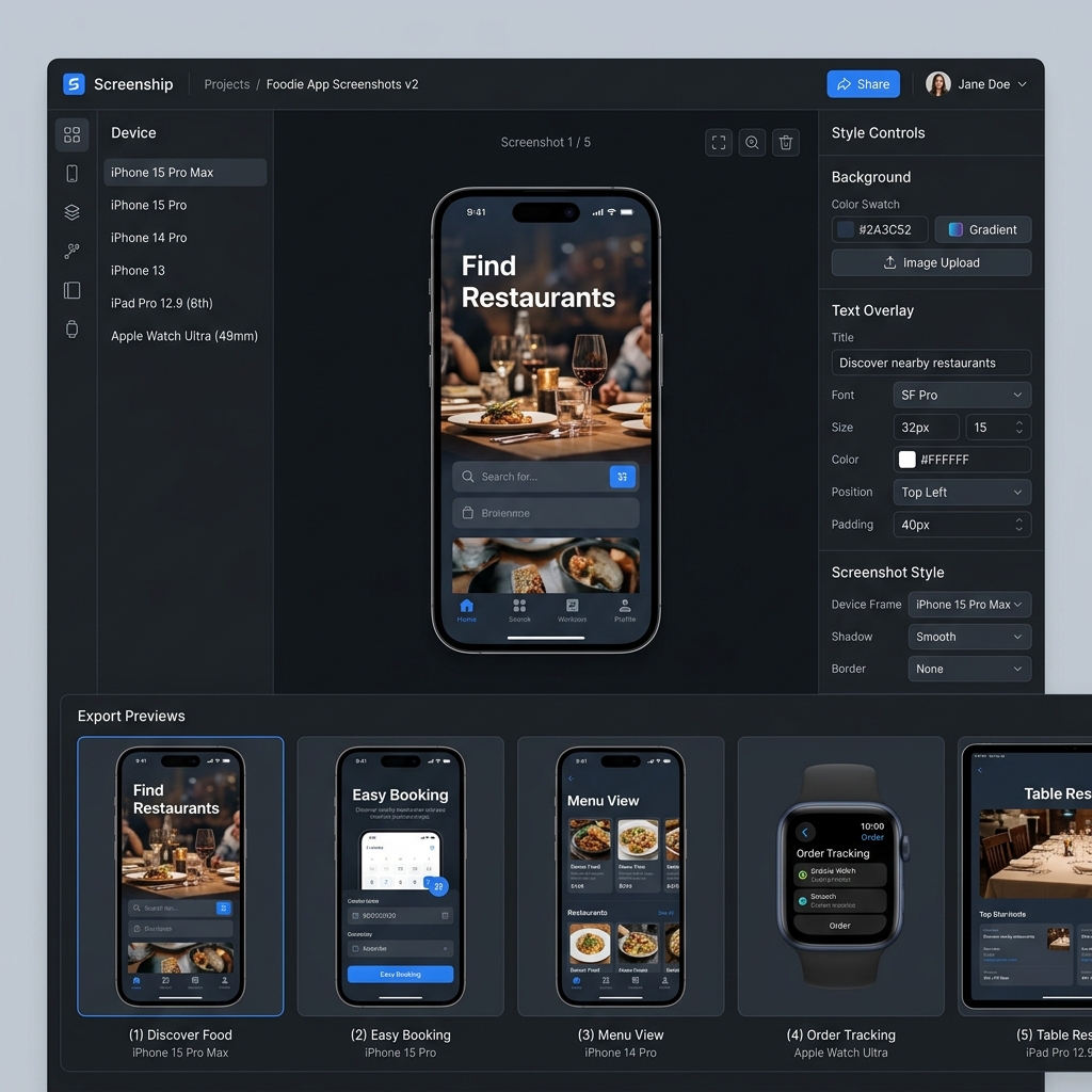 Screenship preview